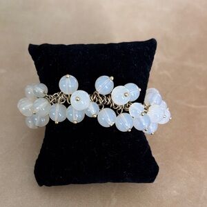 Banana Republic Pale Pink Glass Ball Bracelet - OS